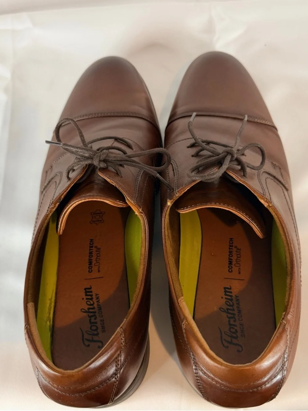 FLORSHEIM Men’s Size 13 EEE WIDE Shoes Leather Comfortech OrthoLite Support